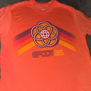 Epcot 35 Orange Graphic T-Shirt